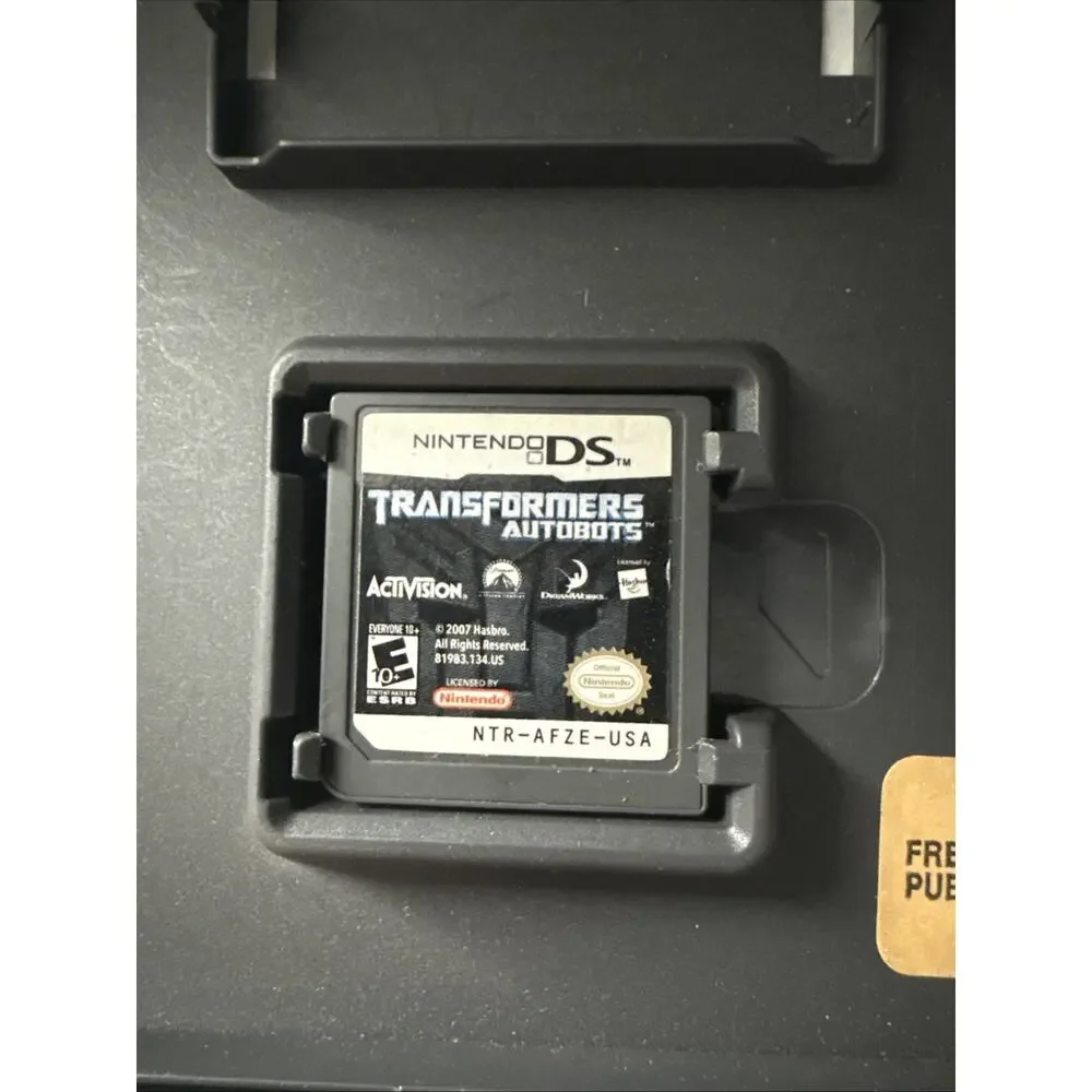 Transformers: Dark of the Moon - Autobots (Nintendo DS, 2011) MANUAL w/ Case